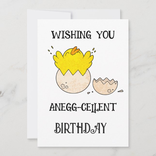 Elegant Birthday Invitation | Customisable" (Front)