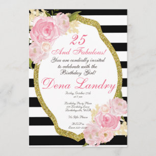 Elegant Birthday Party Invitation for any age