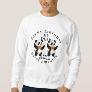 Elegant Birthday Party Logo Design Sweatshirt