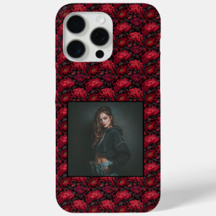 Elegant Birthday Party Peonies Floral Custom iPhone 15 Pro Max Case