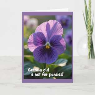 Elegant Birthday Purple Bloom Card