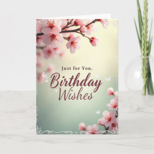 Elegant Birthday Scene Card