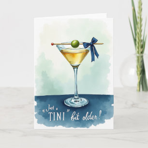 Elegant Birthday Watercolor Glass Card