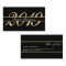 Elegant black and gold classic insert graduation