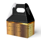 Elegant Black and Gold Favor Box