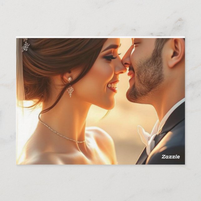 Elegant Black and Gold Floral Luxury Design Postcard (Back)