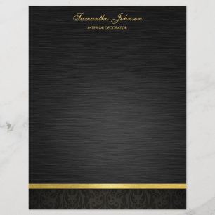 Elegant Black and Gold Flyer