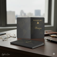 Elegant Black and Gold Luxe Professional