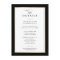 Elegant Black and Gold Wedding Details