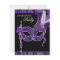 Elegant Black and Purple Masquerade Party