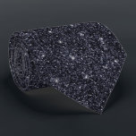 Elegant Black and Silver Glitter Sparkle Wedding Tie<br><div class="desc">Elegant Black and Silver Glitter Sparkle Wedding neck tie</div>