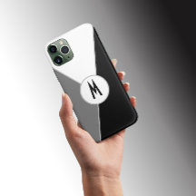 Elegant Black and white aesthetic Color-block