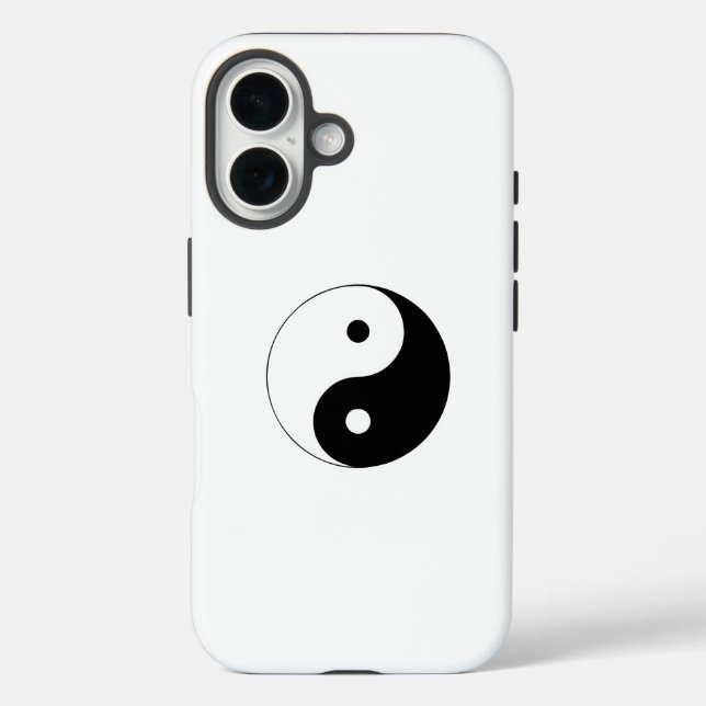 Elegant Black and White Design for All Phone Model Case-Mate iPhone Case (Back)