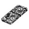 Elegant Black and white floral damask
