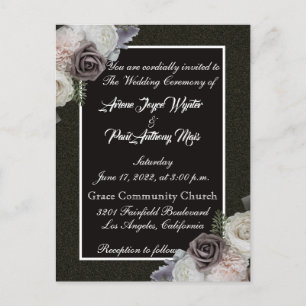 Elegant Black and White Invitation