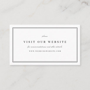 Elegant black and white minimalist website Insert