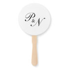 Elegant Black and White Monogram Wedding Photo