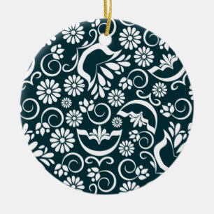 Elegant black and white Ornament