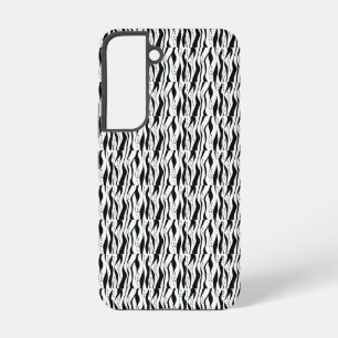  Elegant  Black and White  Samsung Galaxy Case