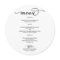 Elegant Black and White Script Round Wedding Menu