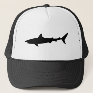 Elegant Black And White shark fish Trucker Hat