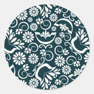 Elegant black and white  Sticker