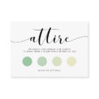 Elegant black and white Wedding attire