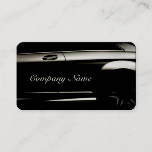 Elegant Black Automotive Business Card