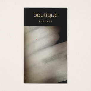 Elegant Black Bronze Painted Earring Display Card