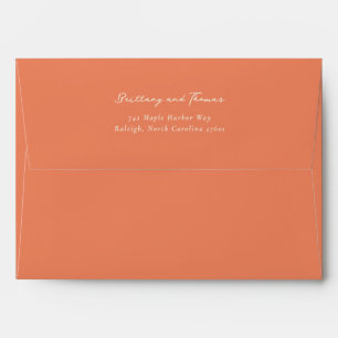 Elegant Black Calligraphy Envelope