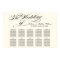 Elegant Black Calligraphy Ivory Wedding Seating