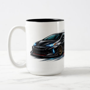 Elegant Black Car Mug