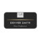 Elegant black classy divider custom logo name tag