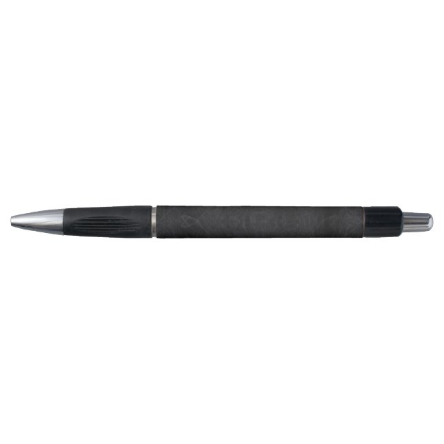 Elegant Black Custom Name Ballpoint Pen (Front)