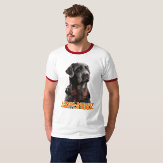 Elegant Black Dog Portrait-Realistic Pet Art T-Shirt