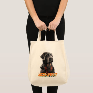 Elegant Black Dog Portrait-Realistic Pet Art Tote Bag