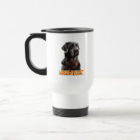Elegant Black Dog Portrait-Realistic Pet Art