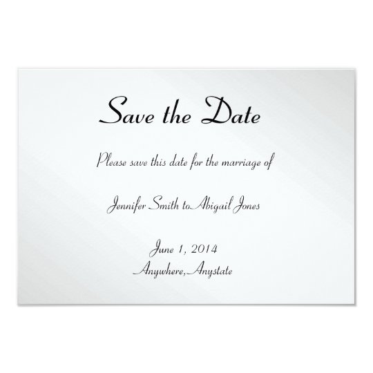 Elegant Black Floral Gay Wedding Save the Date Card