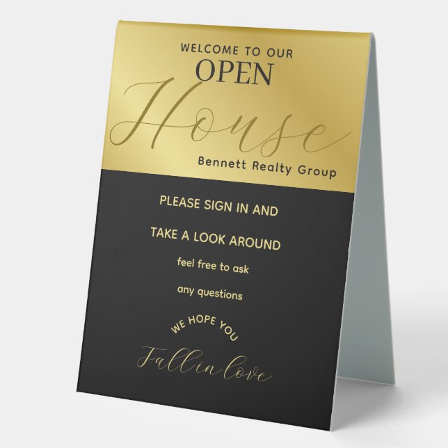 Elegant Black & Gold (Front)