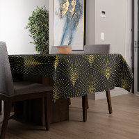 Elegant Black & Gold Art-Deco Pattern