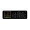  Elegant Black & Gold Essential Oil Dropper Bottle