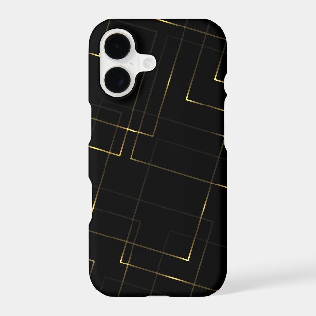 Elegant Black & Gold Marble (Back)