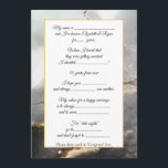 Elegant Black Gold Modern Wedding Advice Comment Card<br><div class="desc">Black,  gold,  grey and light green,  modern,  abstract,  watercolor,  advice,  comment cards for your wedding guests.</div>