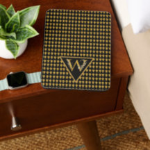Elegant Black & Gold Monogram Letter "P"