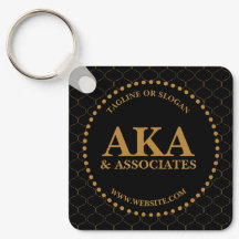 Elegant Black Gold Monogram with Custom ID
