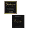 Elegant Black & Gold Script Logo Thank You Order