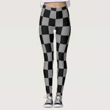 Elegant black &grey chequered
