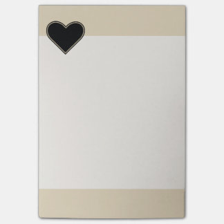 Elegant Black Heart 2 Post-it Notes