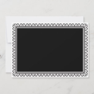 Elegant Black Invitation Template
