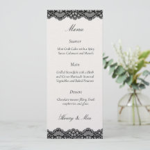 Elegant Black Lace Vintage Wedding Party